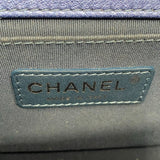 シャネル CHANEL ボーイシャネル20 A67085 20番台 ブルー シルバー金具 パンチングカーフ レディース ショルダーバッグ