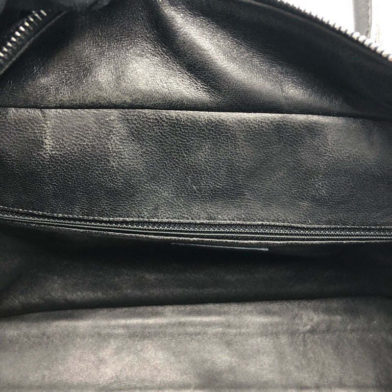 シャネル CHANEL ロゴ スモールボストンバッグ ソフトキャビア・パテント レディース ハンドバッグ