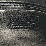 シャネル CHANEL ロゴ スモールボストンバッグ ソフトキャビア・パテント レディース ハンドバッグ