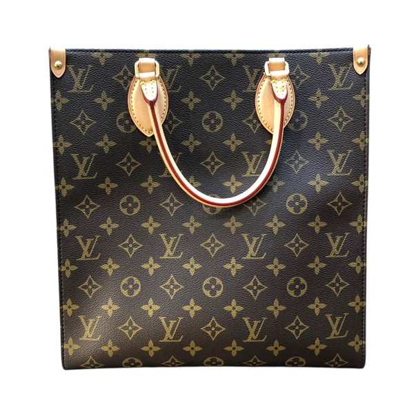 ルイ・ヴィトン LOUIS VUITTON サックプラPM M46263 ブラウン/ゴールド金具 モノグラム ユニセックス トートバッグ