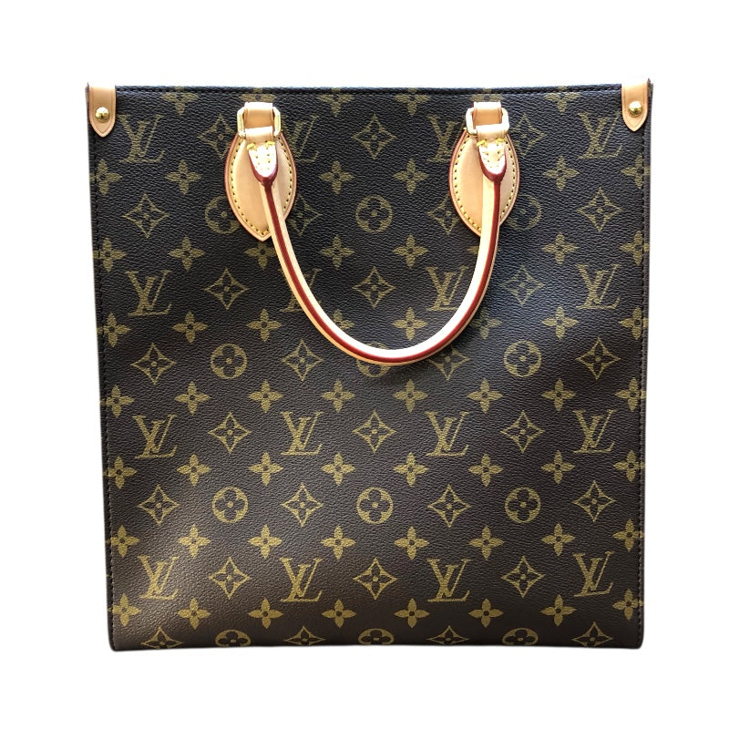 ルイ・ヴィトン LOUIS VUITTON サックプラPM M46263 ブラウン/ゴールド金具 モノグラム ユニセックス トートバッグ