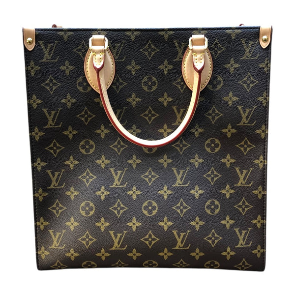 ルイ・ヴィトン LOUIS VUITTON サックプラPM M46263 ブラウン/ゴールド金具 モノグラム ユニセックス トートバッグ