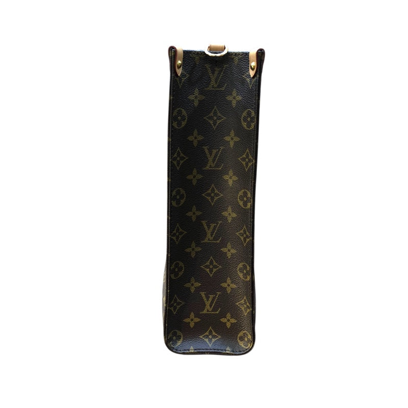 ルイ・ヴィトン LOUIS VUITTON サックプラPM M46263 ブラウン/ゴールド金具 モノグラム ユニセックス トートバッグ