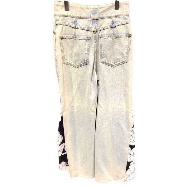 シャネル CHANEL ワイドデニムパンツ P70188 コットン レディース パンツ