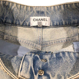 シャネル CHANEL ワイドデニムパンツ P70188 コットン レディース パンツ
