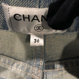 シャネル CHANEL ワイドデニムパンツ P70188 コットン レディース パンツ