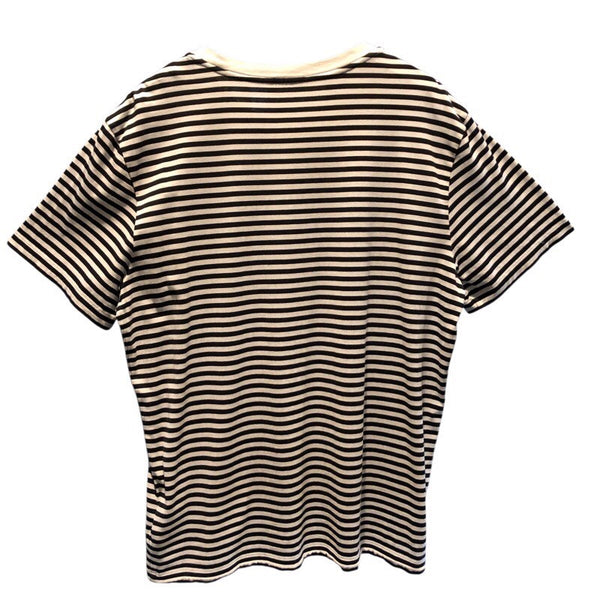 モンクレール MONCLER ボーダーロゴプリントTシャツ G10918C7E010829GR コットン メンズ 半袖Ｔシャツ
