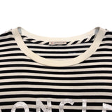 モンクレール MONCLER ボーダーロゴプリントTシャツ G10918C7E010829GR コットン メンズ 半袖Ｔシャツ