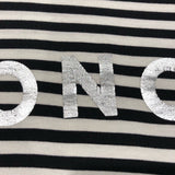 モンクレール MONCLER ボーダーロゴプリントTシャツ G10918C7E010829GR コットン メンズ 半袖Ｔシャツ