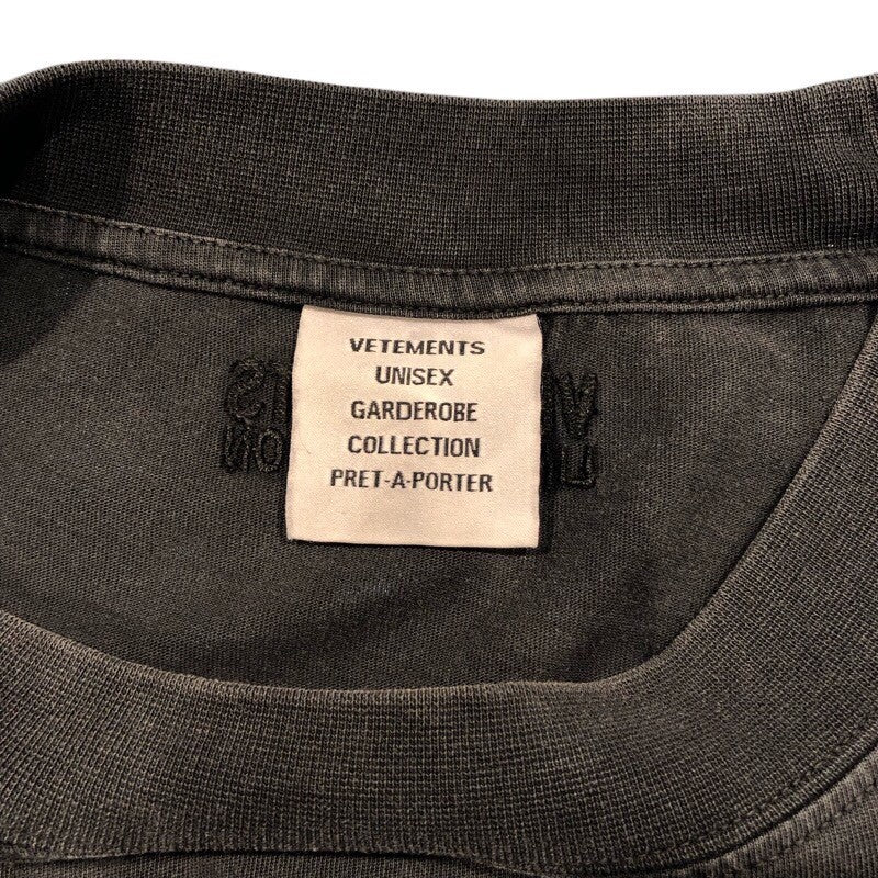 ヴェトモン VETEMENTS ロイヤルロゴルーズフィットTシャツ メンズ 半袖Ｔシャツ