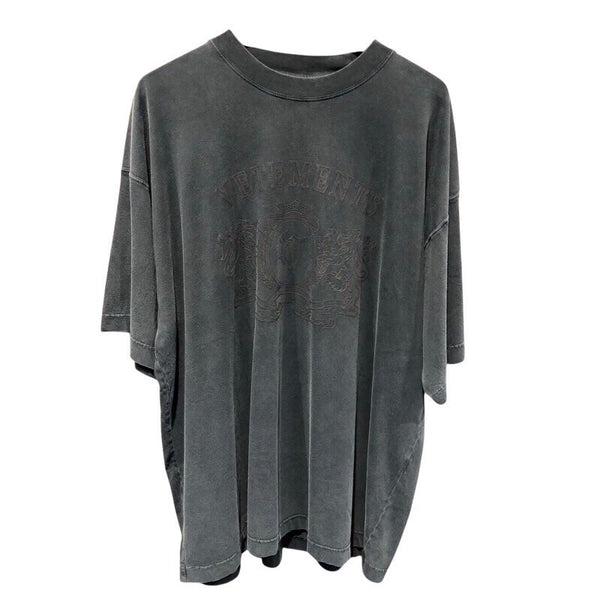 ヴェトモン VETEMENTS ロイヤルロゴルーズフィットTシャツ メンズ 半袖Ｔシャツ