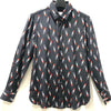 サンローラン SAINT LAURENT リップ柄シルクシャツ 395733 Y343J シルク レディース 長袖シャツ