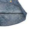 ルイ・ヴィトン LOUIS VUITTON モノグラム柄シルクノースリーブワンピース FKRO0934 ブルー シルク レディース ワンピース
