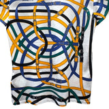 エルメス HERMES 総柄プリントTシャツ コットン レディース 半袖シャツ