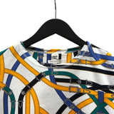 エルメス HERMES 総柄プリントTシャツ コットン レディース 半袖シャツ