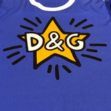 ドルチェ＆ガッバーナ Dolce & Gabbana ロゴプリントTシャツ G8IA8T コットン メンズ 半袖Ｔシャツ