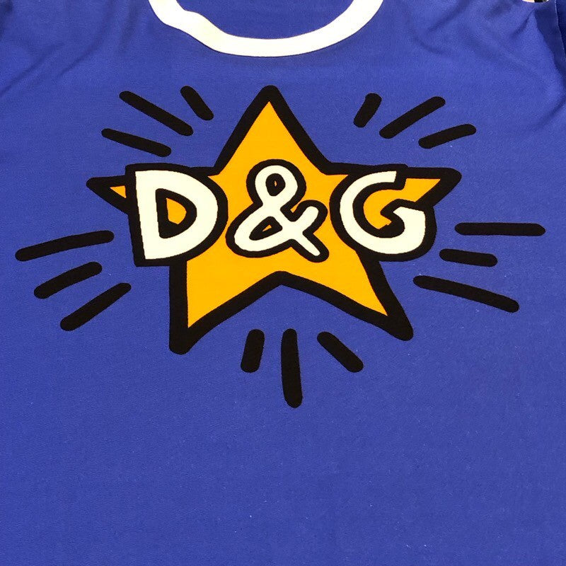 ドルチェ＆ガッバーナ Dolce & Gabbana ロゴプリントTシャツ G8IA8T コットン メンズ 半袖Ｔシャツ