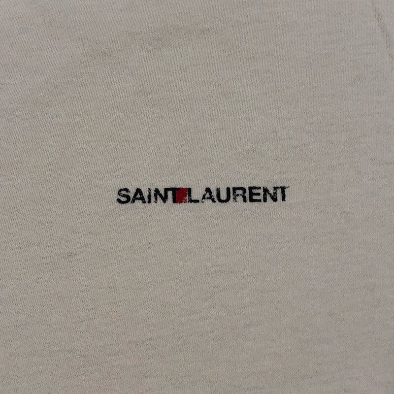 サンローラン SAINT LAURENT ロゴプリントTシャツ 498281 コットン メンズ 半袖Ｔシャツ