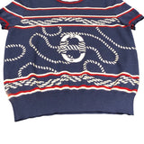 エルメス HERMES カノエ 総柄ニットTシャツ 3E2615D4 カシミア レディース 半袖Ｔシャツ