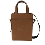 フェンディ FENDI ゴートゥショッパー Sサイズ スモール 2Wayショルダーバッグ 7VA584 AMAC ブラウン カーフレザー レディース ショルダーバッグ