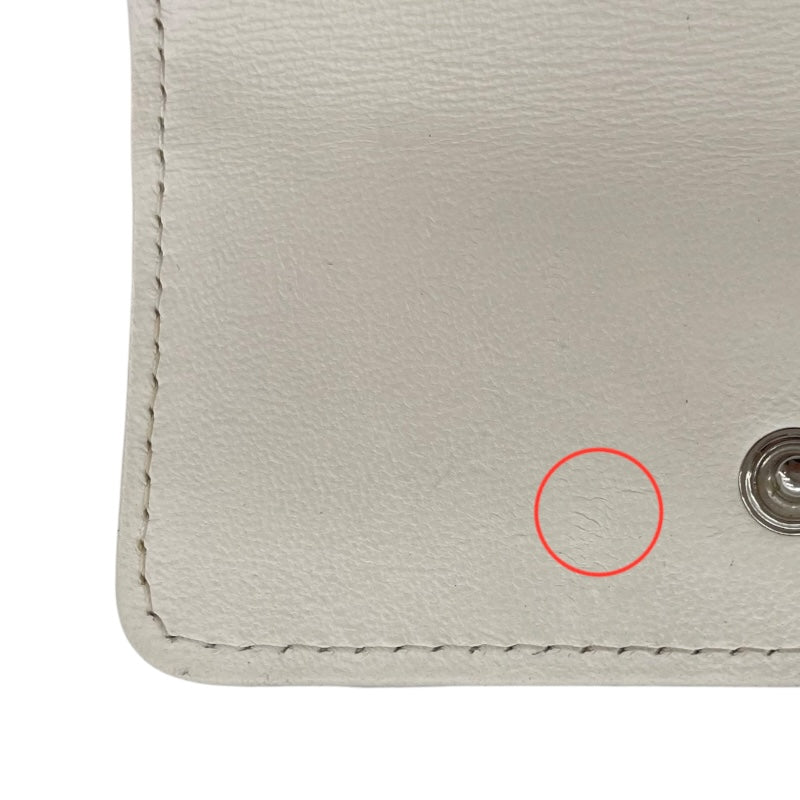 シャネル CHANEL マトラッセ カードケース AP3827 ホワイト シャイニーラム レディース カードケース