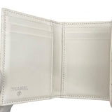 シャネル CHANEL マトラッセ カードケース AP3827 ホワイト シャイニーラム レディース カードケース