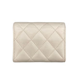 シャネル CHANEL マトラッセ カードケース AP3827 ホワイト シャイニーラム レディース カードケース
