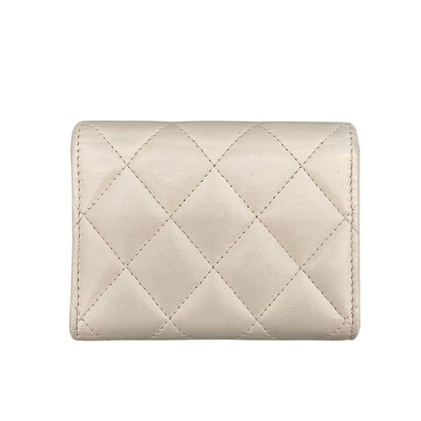 シャネル CHANEL マトラッセ カードケース AP3827 ホワイト シャイニーラム レディース カードケース