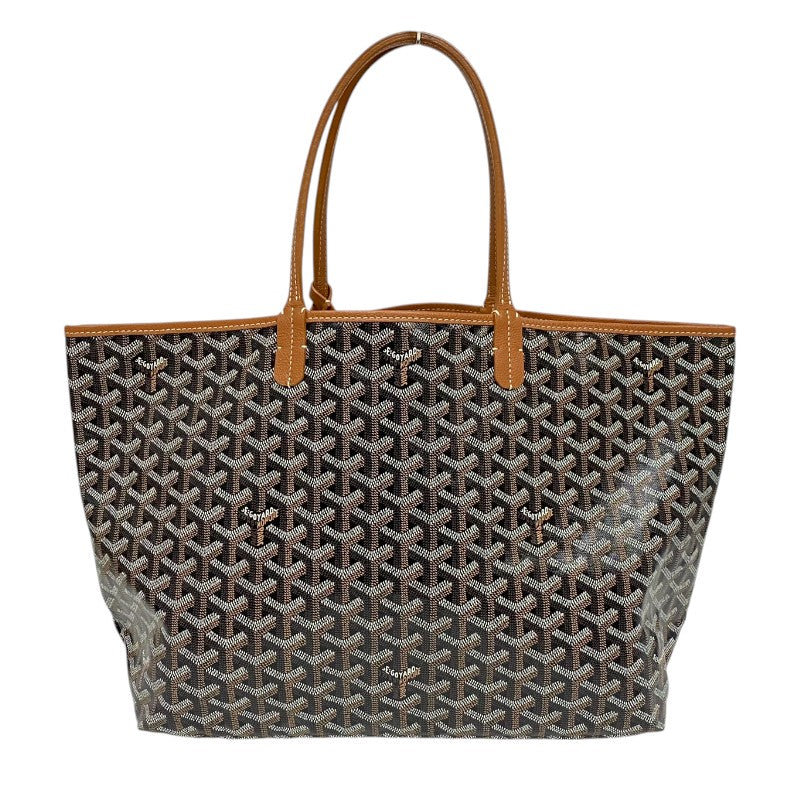ゴヤール GOYARD サンルイPM ブラック×タン ゴヤールディンキャンバス ユニセックス トートバッグ