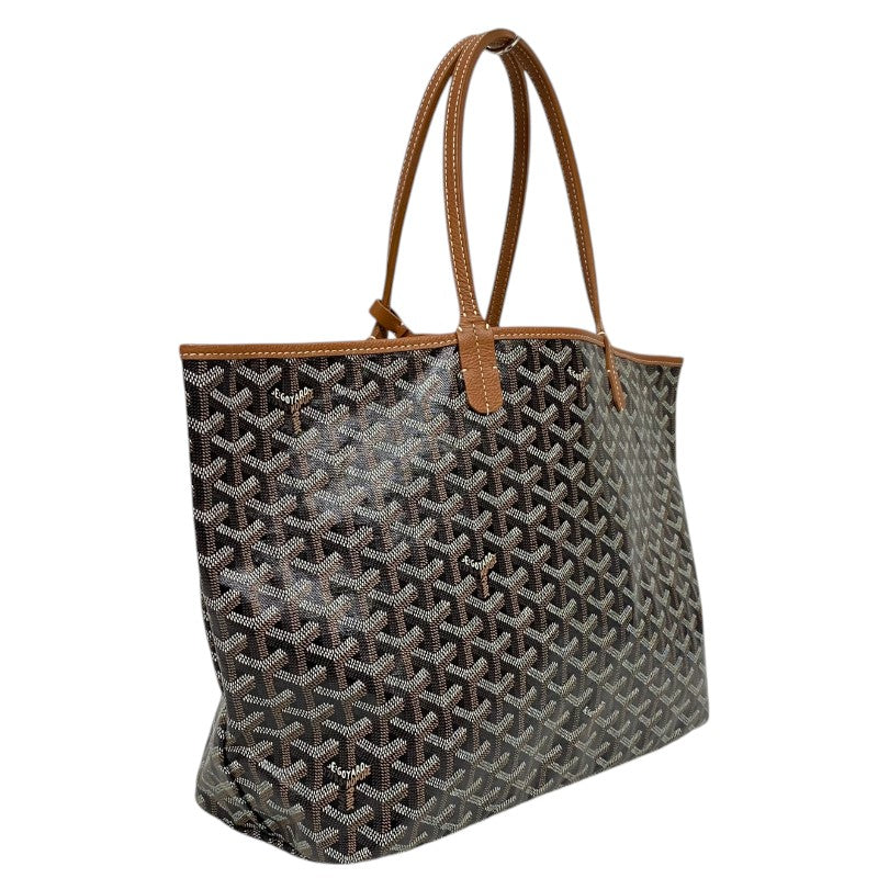 ゴヤール GOYARD サンルイPM ブラック×タン ゴヤールディンキャンバス ユニセックス トートバッグ