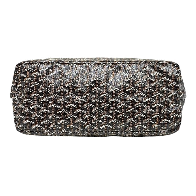 ゴヤール GOYARD サンルイPM ブラック×タン ゴヤールディンキャンバス ユニセックス トートバッグ