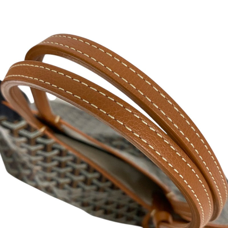 ゴヤール GOYARD サンルイPM ブラック×タン ゴヤールディンキャンバス ユニセックス トートバッグ