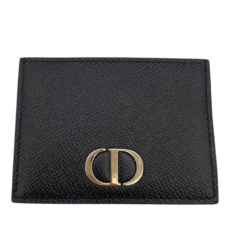 クリスチャン・ディオール Christian Dior 30モンテーニュカードケース S2098OBAE ブラック カーフ レディース カードケース