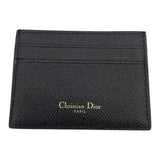 クリスチャン・ディオール Christian Dior 30モンテーニュカードケース S2098OBAE ブラック カーフ レディース カードケース