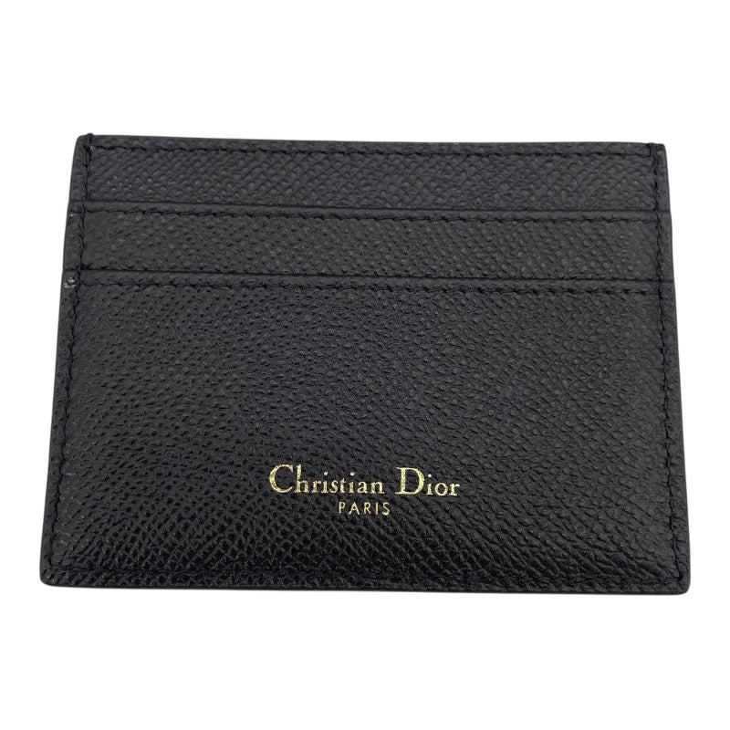 クリスチャン・ディオール Christian Dior 30モンテーニュカードケース S2098OBAE ブラック カーフ レディース カードケース