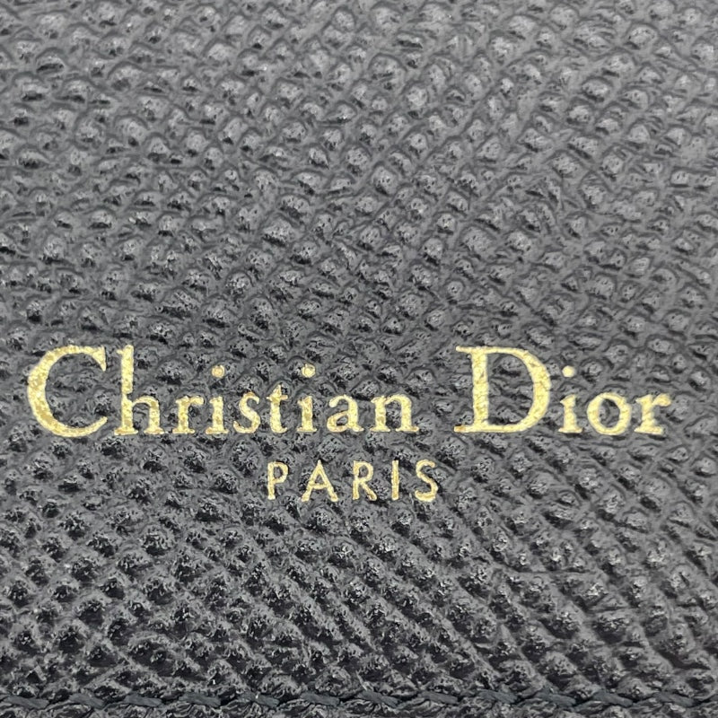 クリスチャン・ディオール Christian Dior 30モンテーニュカードケース S2098OBAE ブラック カーフ レディース カードケース