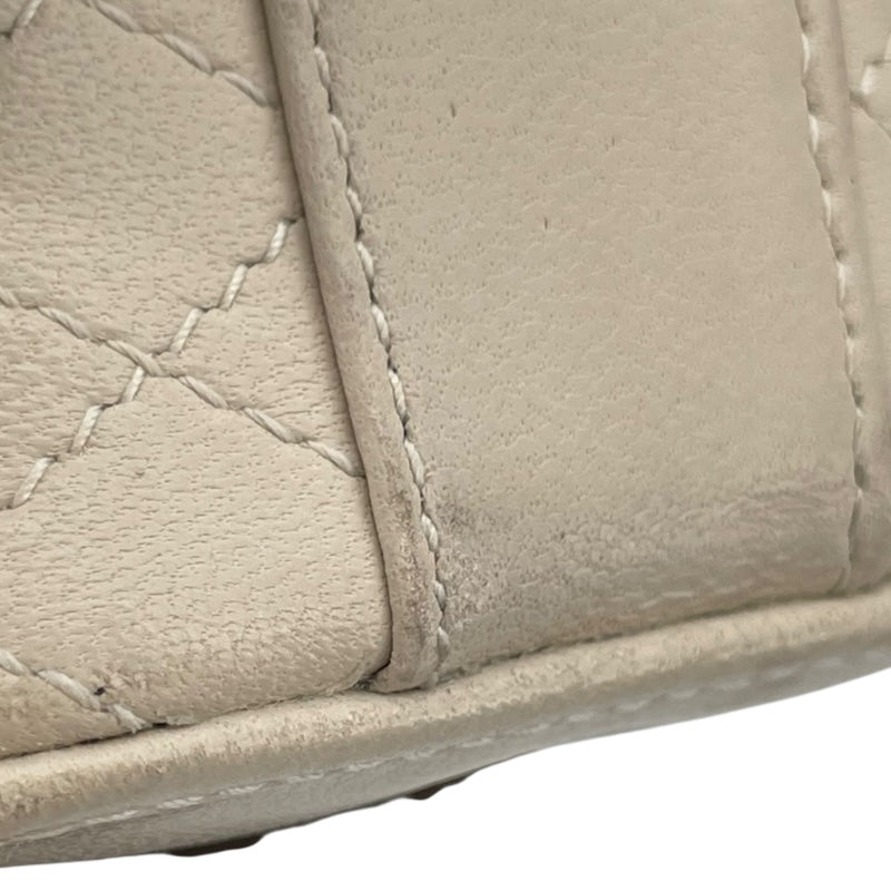 サンローラン SAINT LAURENT Air Podsケース クリーム レザー レディース ポーチ