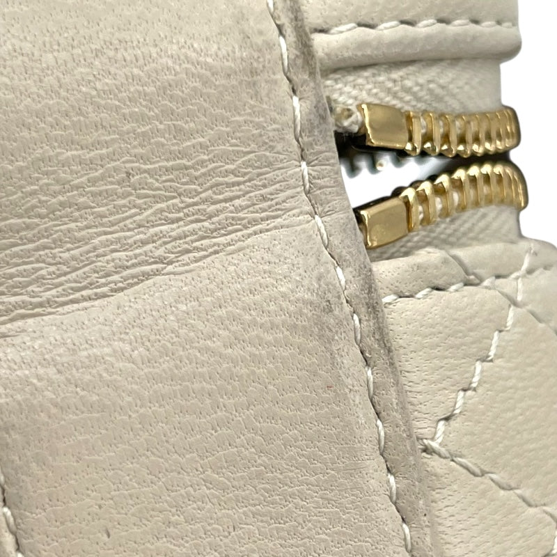 サンローラン SAINT LAURENT Air Podsケース クリーム レザー レディース ポーチ