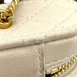 サンローラン SAINT LAURENT Air Podsケース クリーム レザー レディース ポーチ