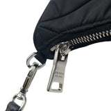 プラダ PRADA パデッドRe-Nylon ショルダーバッグ 1BC151 ブラック ×シルバー金具 ナイロン レディース ショルダーバッグ