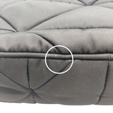 プラダ PRADA パデッドRe-Nylon ショルダーバッグ 1BC151 ブラック ×シルバー金具 ナイロン レディース ショルダーバッグ