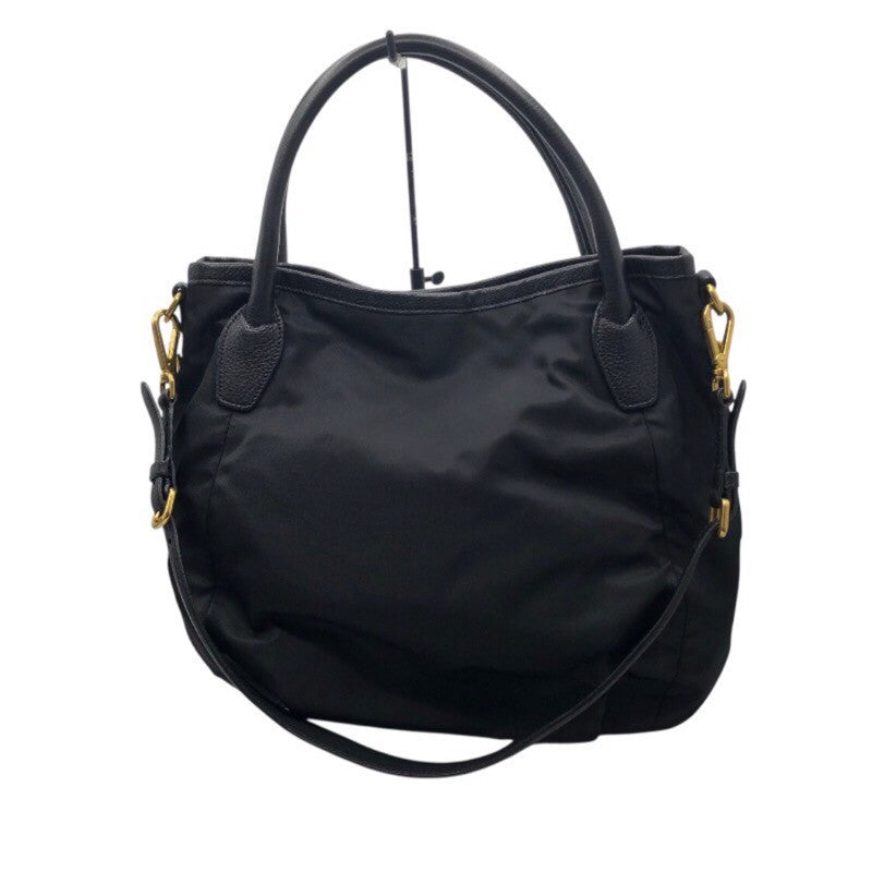 プラダ PRADA ナイロン 2Wayトートバッグ BR4420 ブラック×GD金具 ナイロン/レザー レディース トートバッグ
