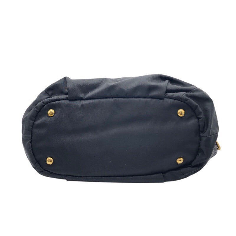 プラダ PRADA ナイロン 2Wayトートバッグ BR4420 ブラック×GD