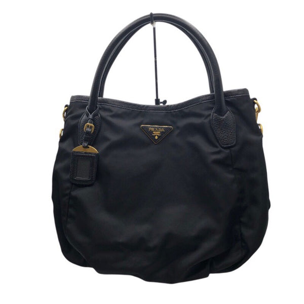 PRADA プラダ ハンドバッグ トート ナイロン ブラック プラダ PRADA ナイロン 2Wayトートバッグ BR4420 ブラック×GD
