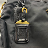 プラダ PRADA ナイロン 2Wayトートバッグ BR4420 ブラック×GD金具 ナイロン/レザー レディース トートバッグ