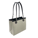 バレンシアガ BALENCIAGA デューティーフリースモールトートバッグ 759941 アイボリー/SV キャンバス・レザー ユニセックス トートバッグ