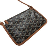 ゴヤール GOYARD プリュメ ポーチウォレット タン ゴヤールディンキャンバス レディース ショルダーバッグ