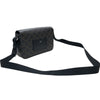 セリーヌ CELINE フラップ メッセンジャーバッグ 111592 ブラック シルバー金具 トリオンフキャンバス/レザー ユニセックス ショルダーバッグ