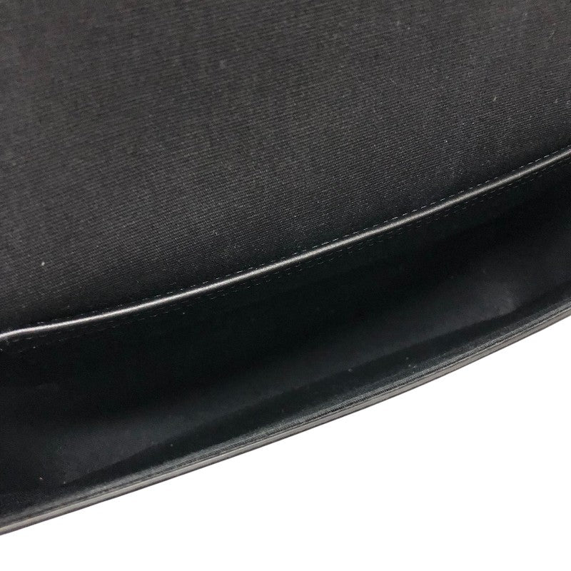 セリーヌ CELINE フラップ メッセンジャーバッグ 111592 ブラック シルバー金具 トリオンフキャンバス/レザー ユニセックス ショルダーバッグ