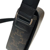 セリーヌ CELINE フラップ メッセンジャーバッグ 111592 ブラック シルバー金具 トリオンフキャンバス/レザー ユニセックス ショルダーバッグ